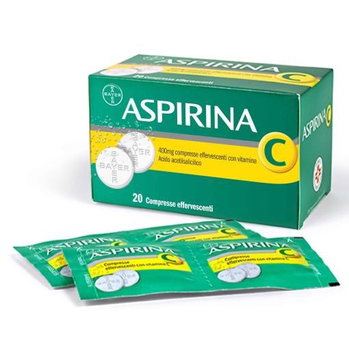 ASPIRINA C 20 COMPRESSE EFFERVESCENTI 400+240mg