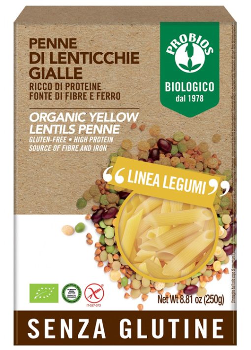 PROBIOS PENNE LENTICCHIE GIALLE 250g