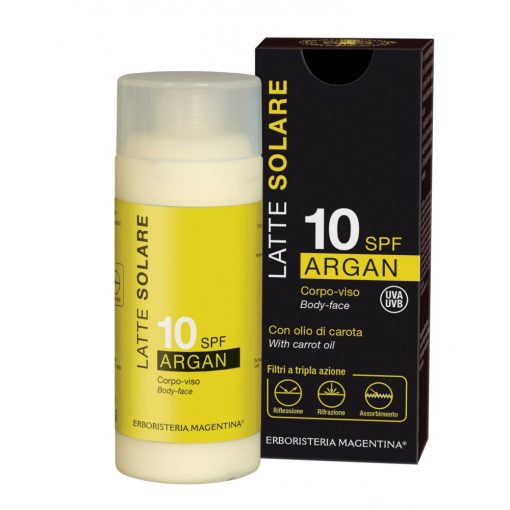 SOLARE ARGAN 10SPF 125ML LATTE