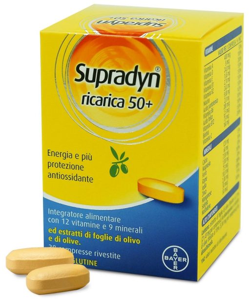 SUPRADYN RICARICA 50+ 30 COMPRESSE EFFERVESCENTI