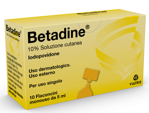 BETADINE SOLUZIONE CUTANEA 10 FLACONI 5ml